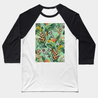 Tropical Flora Baseball T-Shirt